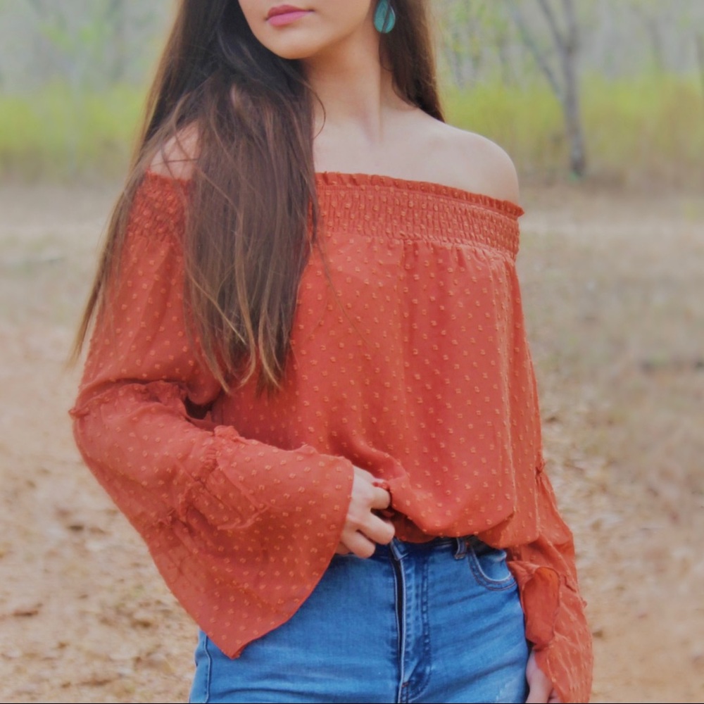 Off the shoulder top